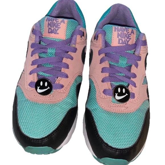 LIMITED EDITION NIKE AIR MAX Have A Nike Day Smiley Face Sz 6 Wmns/4.5Y (S291) - Picture 3 of 12
